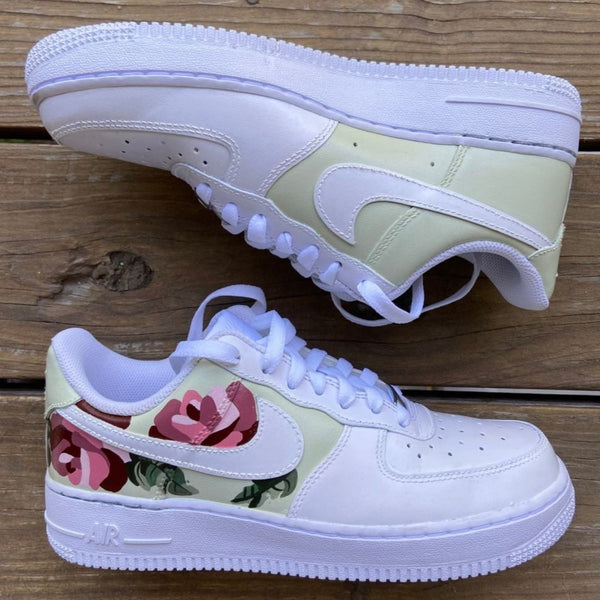 Green Flowers Custom Air Force 1