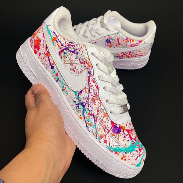 Colours Splatter  Custom Air Force  1