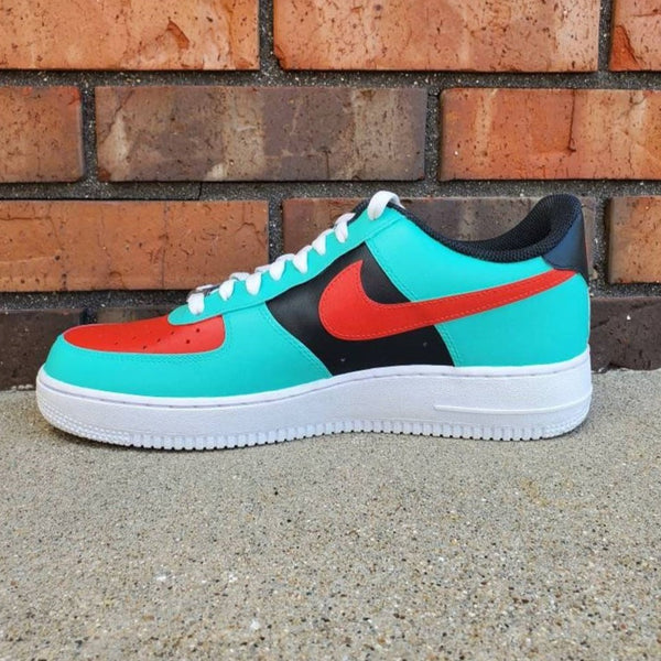 Red Green Custom Air Force 1