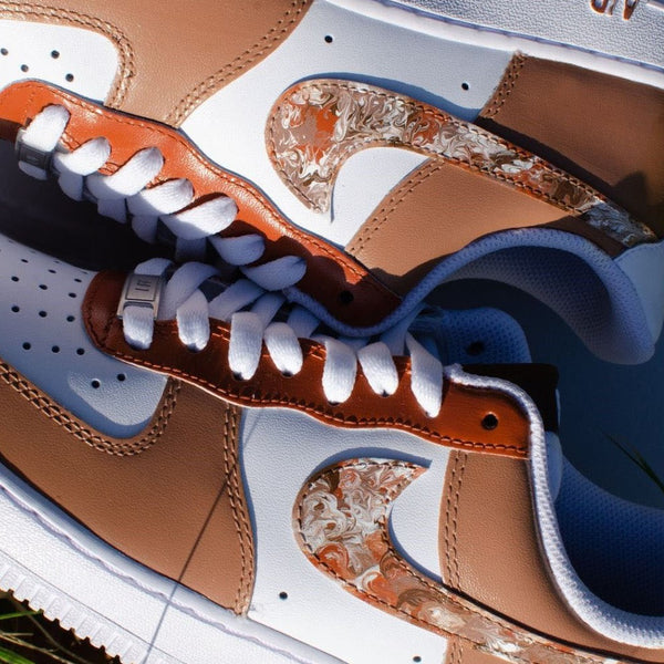 COCO Marble  Custom Air Force  1