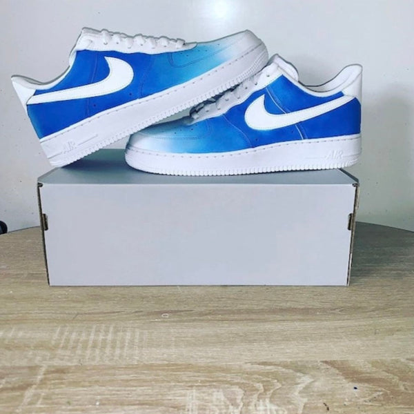 Deep Blue Gradient Custom Air Force 1