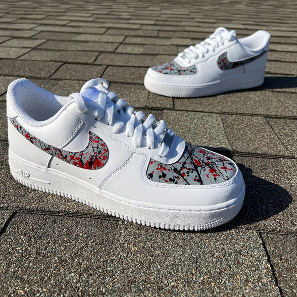 Splatter Grey Custom Air Force  1