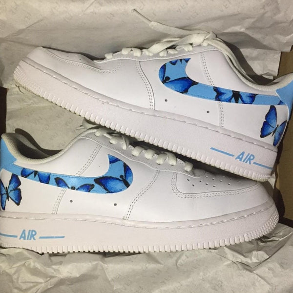 Blue Butterfly Custom Air Force 1