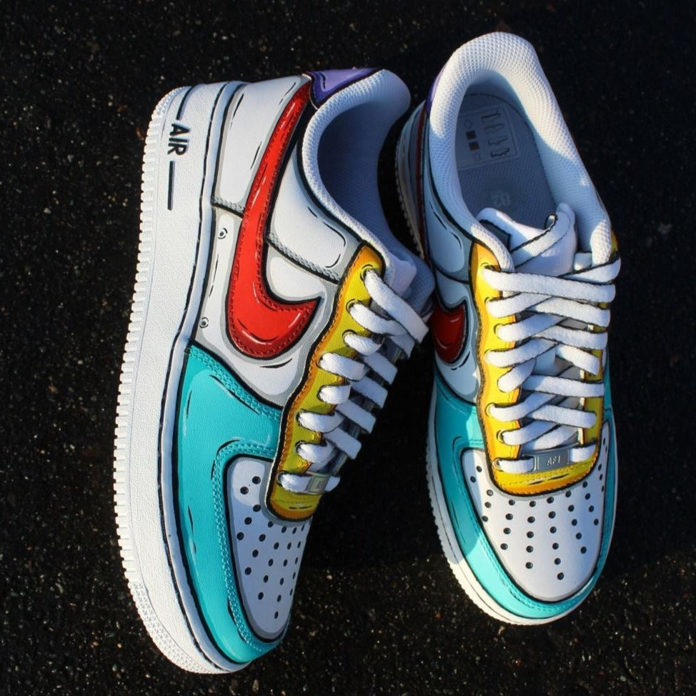 Comic Graffiti Custom Air Force 1 – unitecustom