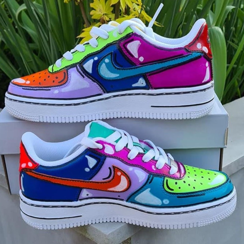 Highlight Doodle Custom Air Force 1 – unitecustom