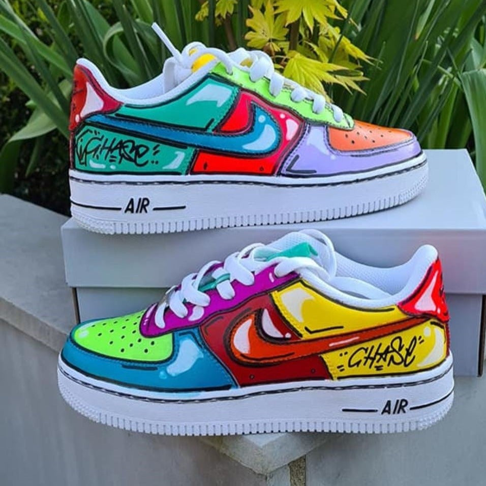 Highlight Doodle Custom Air Force 1 – unitecustom