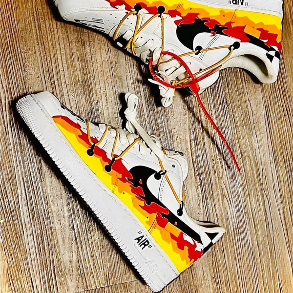 Flame Custom Air Force 1