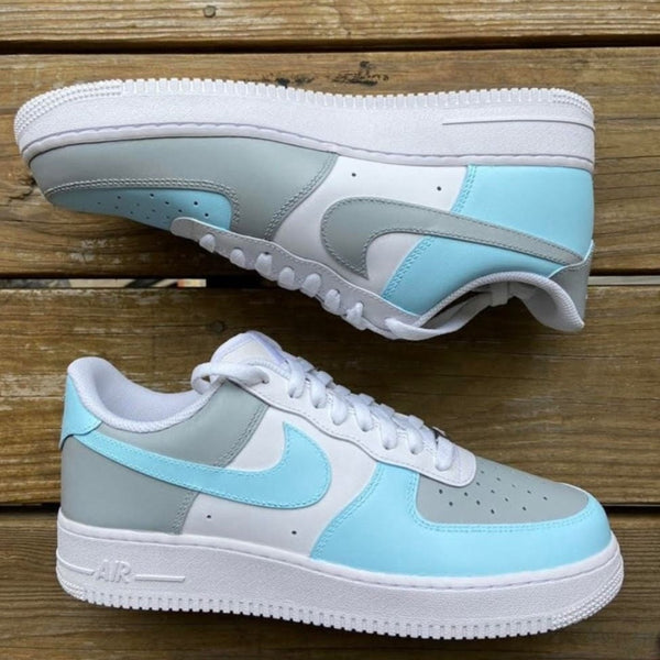 Light Grey-Blue Custom Air Force 1