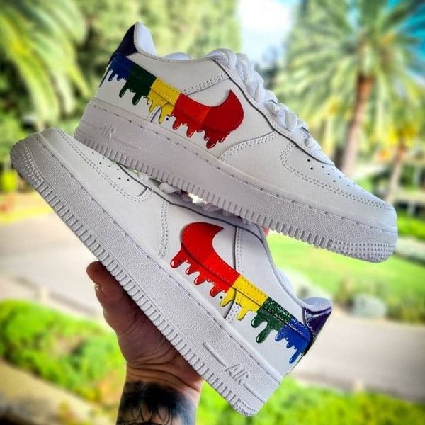 Drip Rainbow Custom Air Force  1