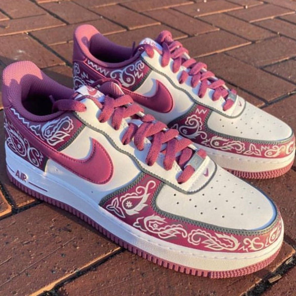Pink Sketch Custom Air Force 1