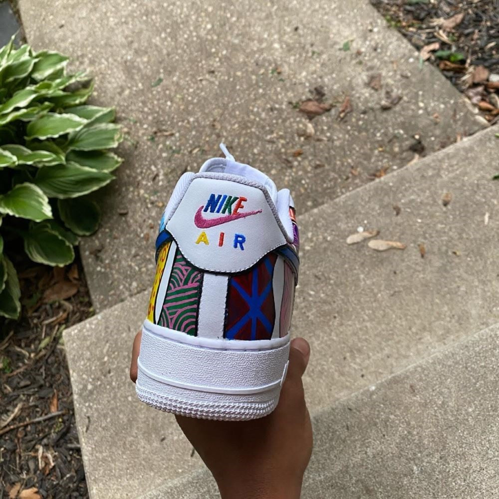 Colorful Doodle Custom Air Force 1