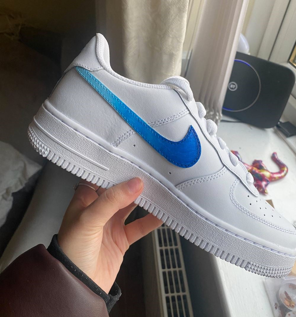 Blue Fire  Custom Air Force 1