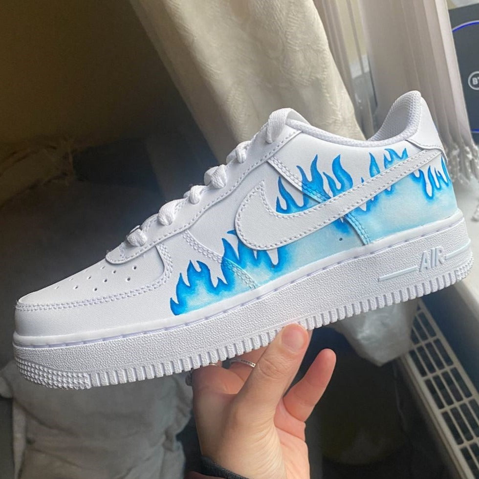 Blue Fire  Custom Air Force 1