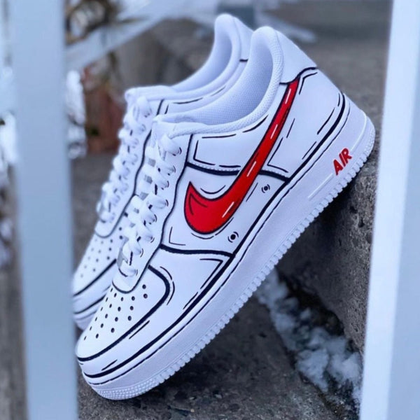Red Highlight Custom Air Force 1