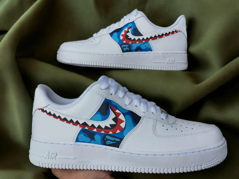 Blue Shark Custom Air Force 1