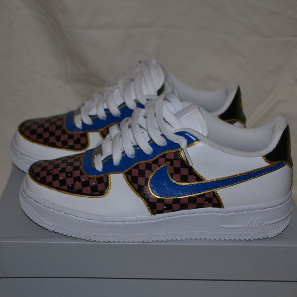 Brown Square Custom Air Force 1