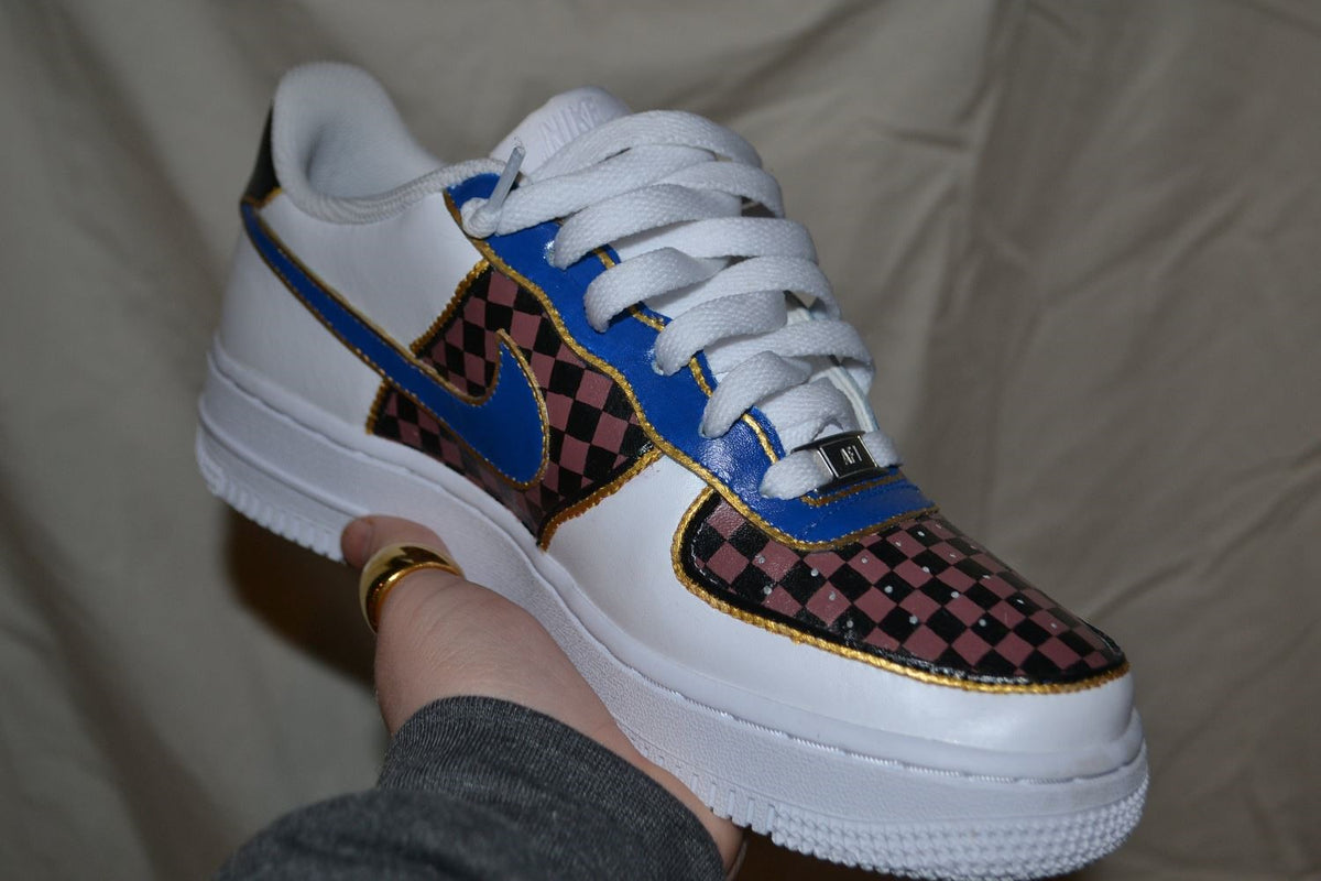 Brown Square Custom Air Force 1 – Unite Custom