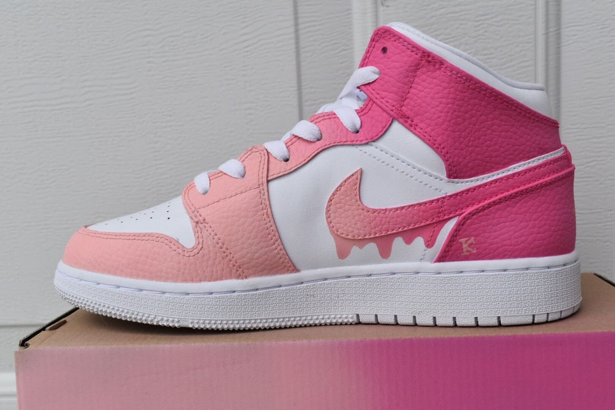 orange and pink nikes
