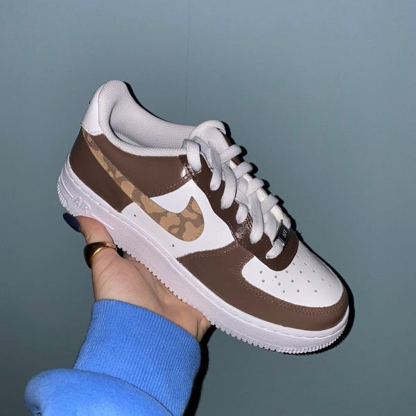 Brown Print Custom Air Force 1