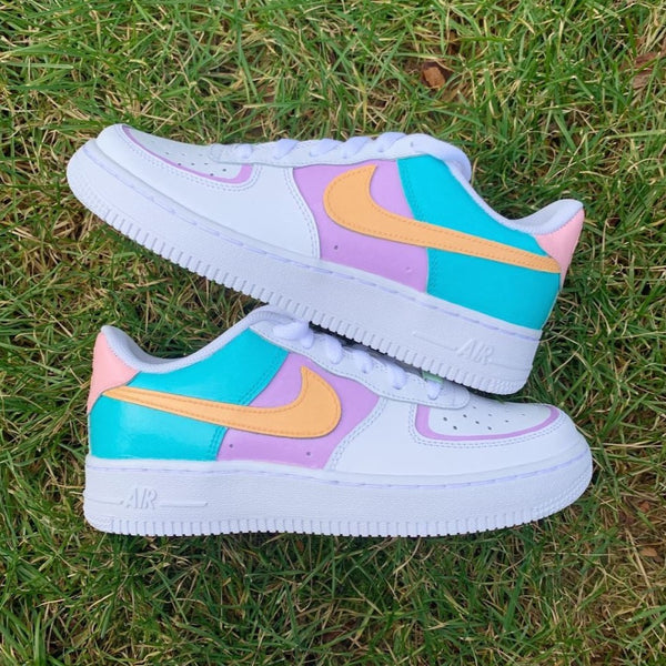 Multicolor Pastel Custom Air Force 1