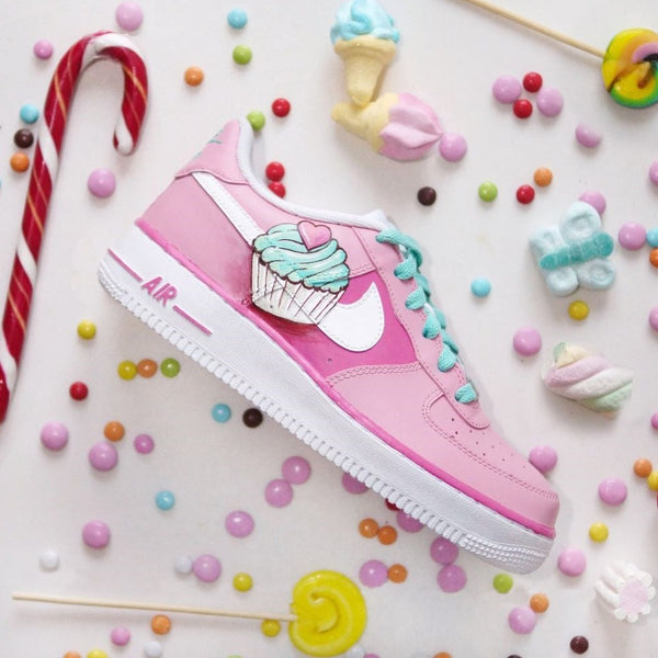 Pink Cake Custom Air Force 1