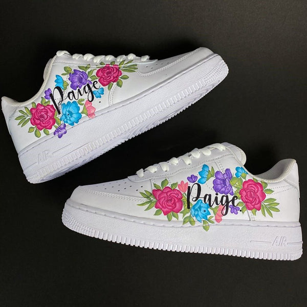 Colorful Flowers Custom Air Force 1