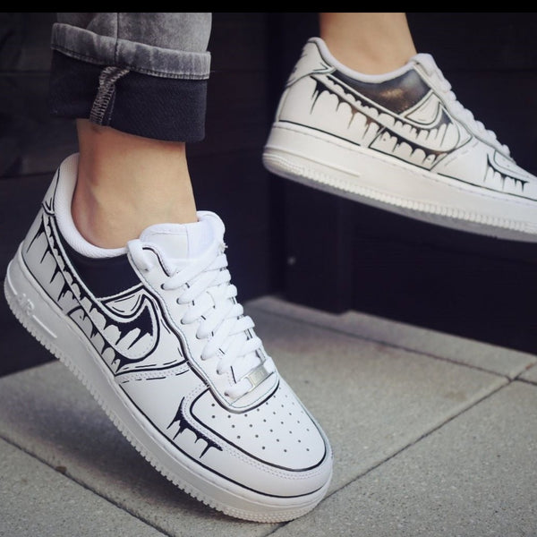 Black Drips Custom Air Force 1