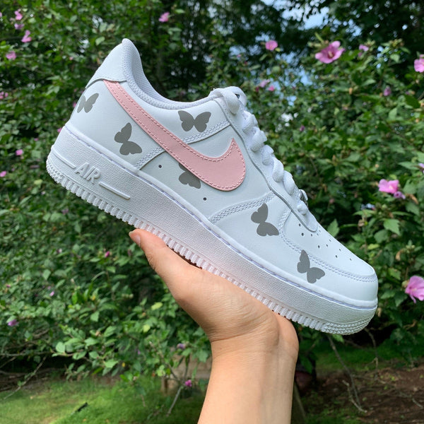 Pink Butterfly Custom Air Force 1