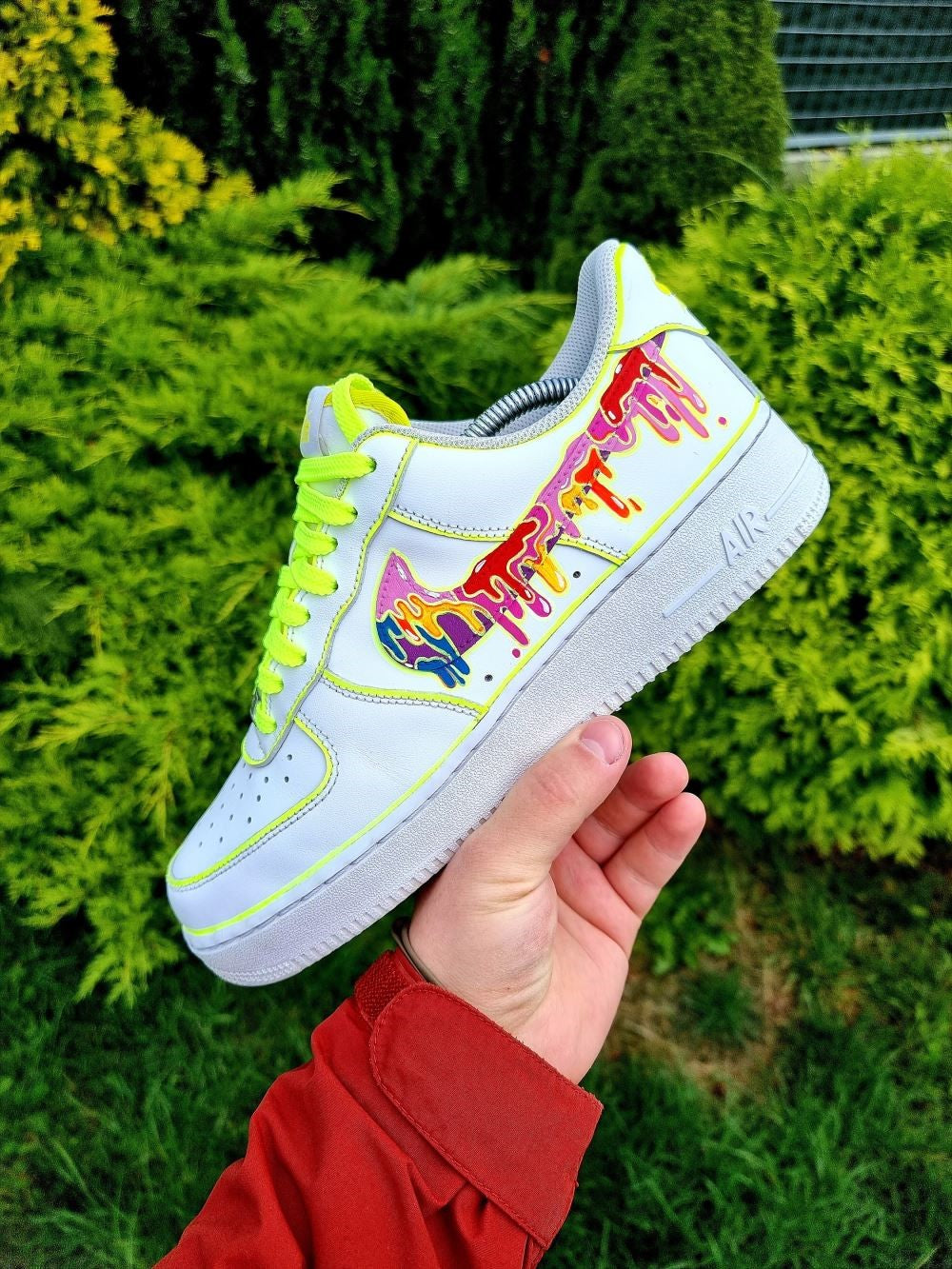 Colourful  Drip Custom Air Force 1