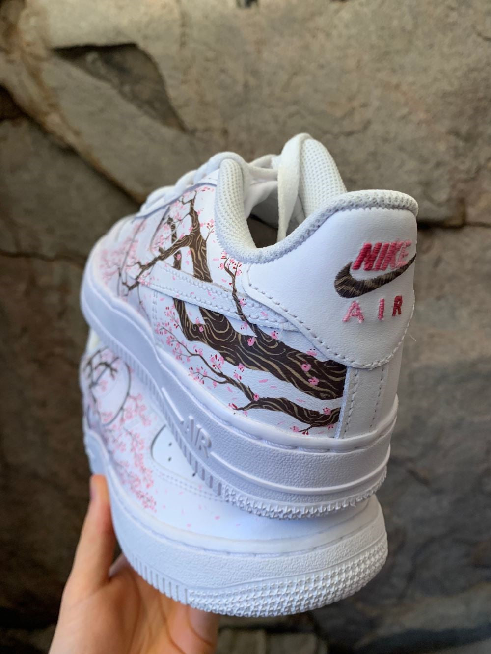 Cherry Pink Custom Air Force 1 â unitecustom