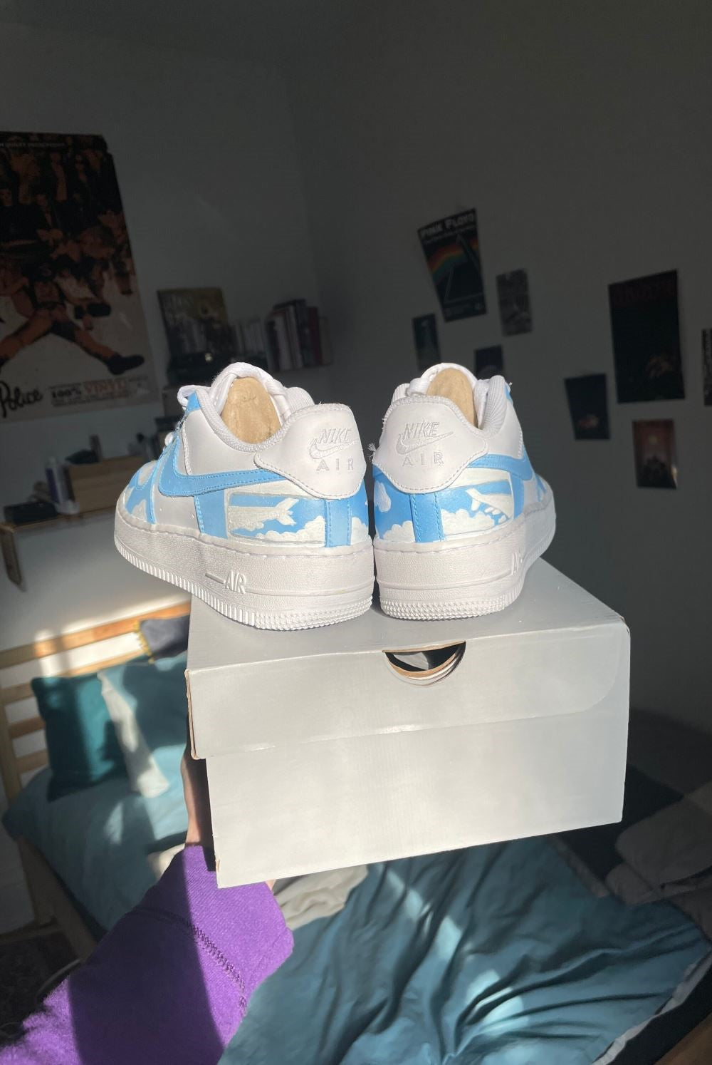 Sky and Cloud Custom Air Force 1 â unitecustom