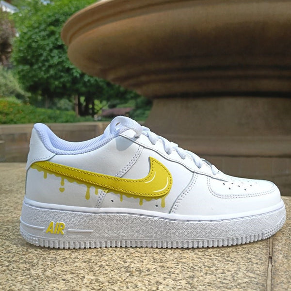 Yellow Drip Custom Air Force 1