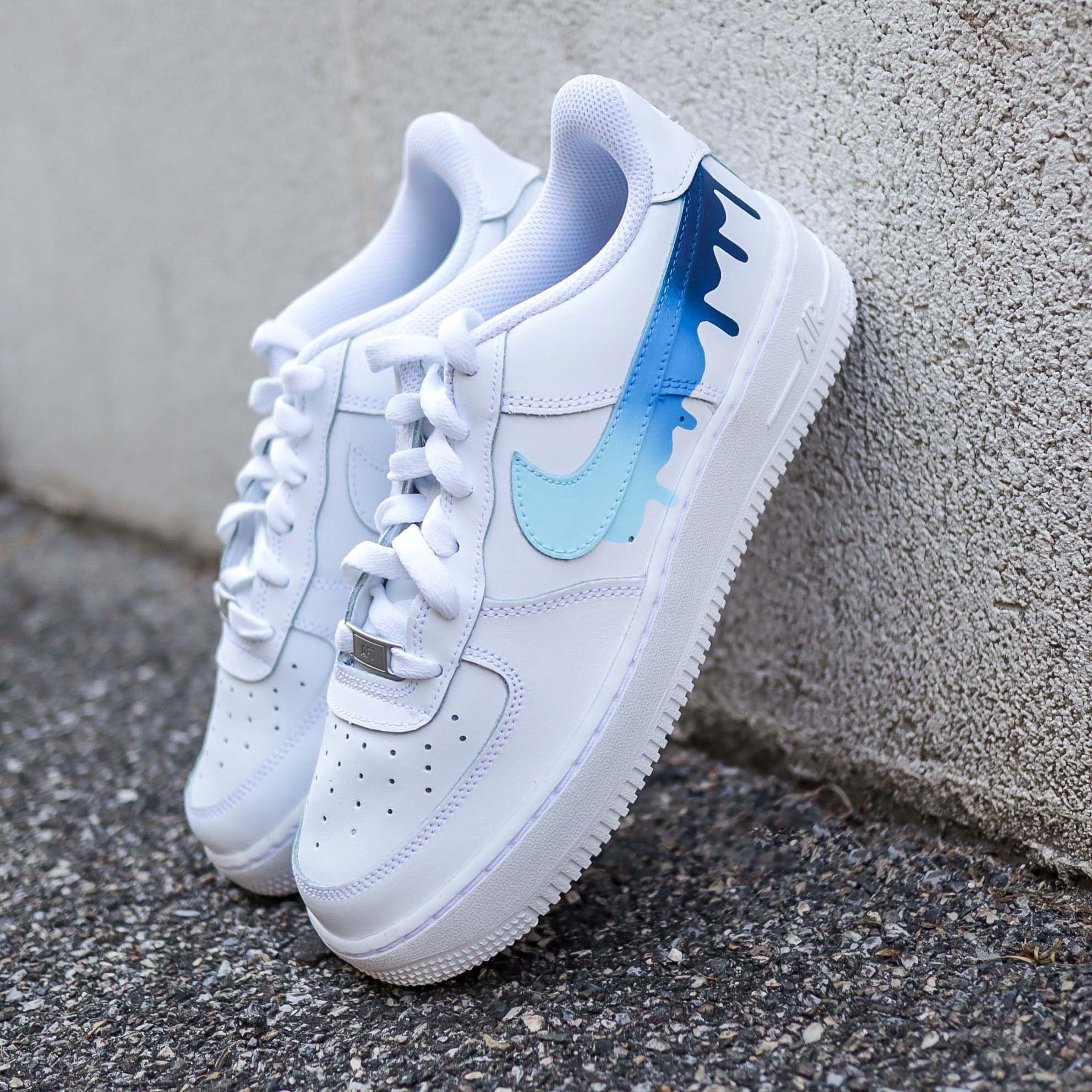 Blue Gradient Custom Air Force 1