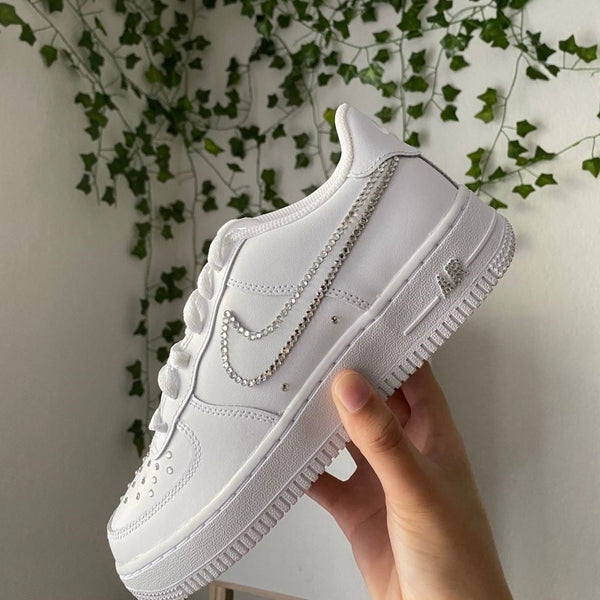 Rhinestones Blink Custom Air Force 1