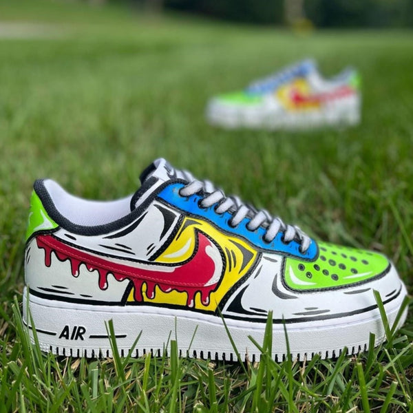 Cartoon Doodle  Custom Air Force 1