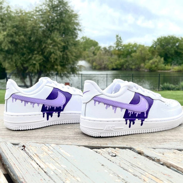 Purple Drip  Custom Air Force 1