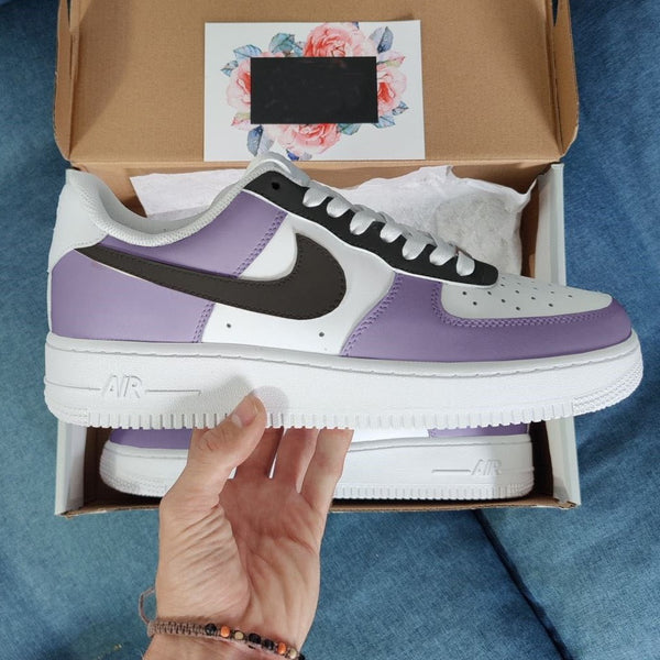 Purple Black  Custom Air Force 1