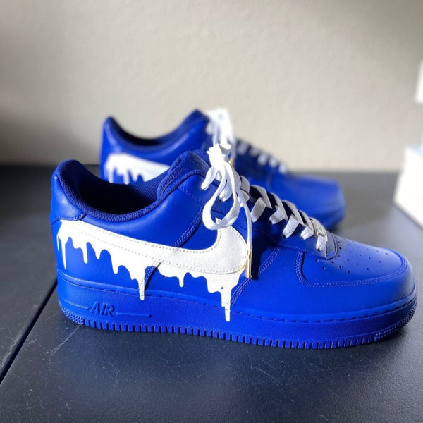 White Drip Custom Air Force 1