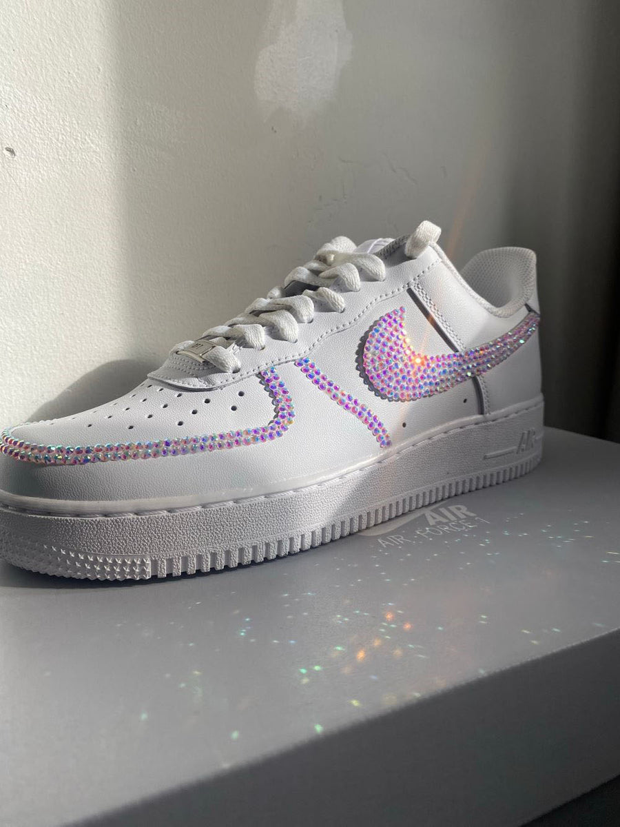 Purple Rhinestones Custom Air Force 1 â unitecustom