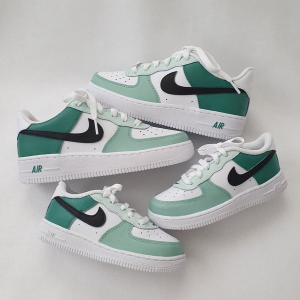 Green&Black Custom Air Force 1