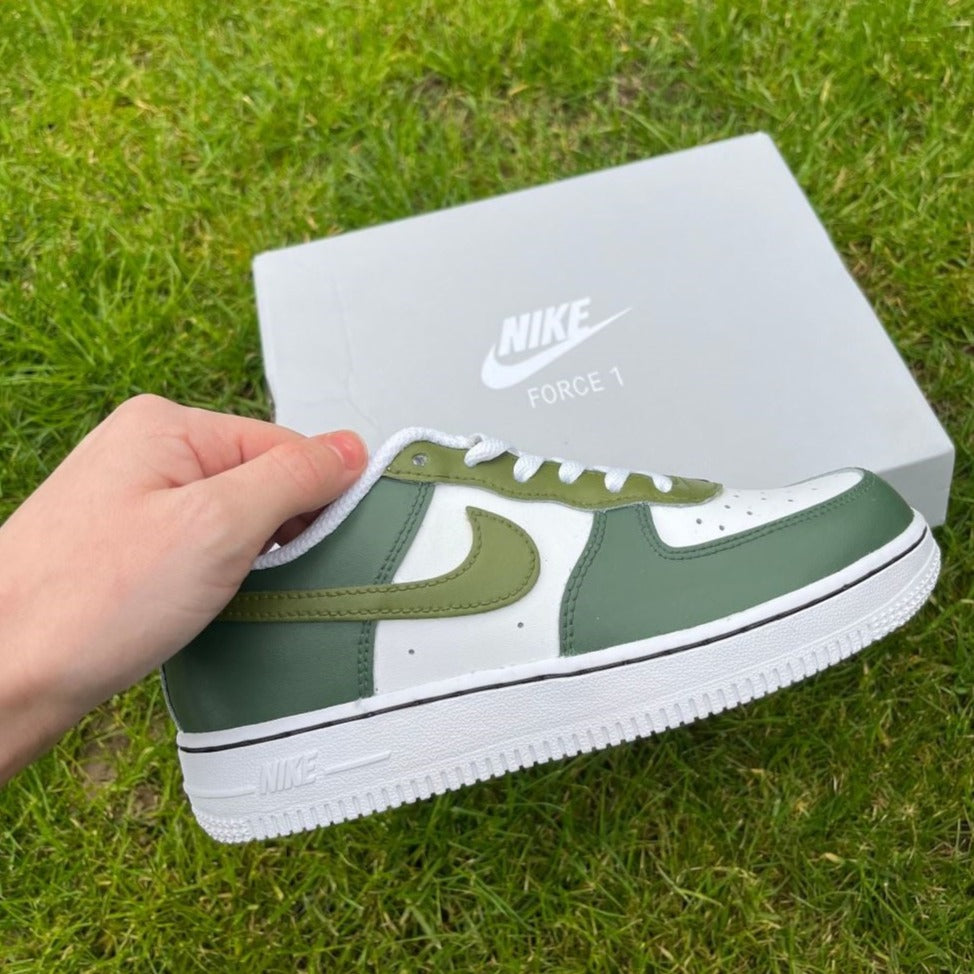 Dark Green Custom Air Force 1 â unitecustom