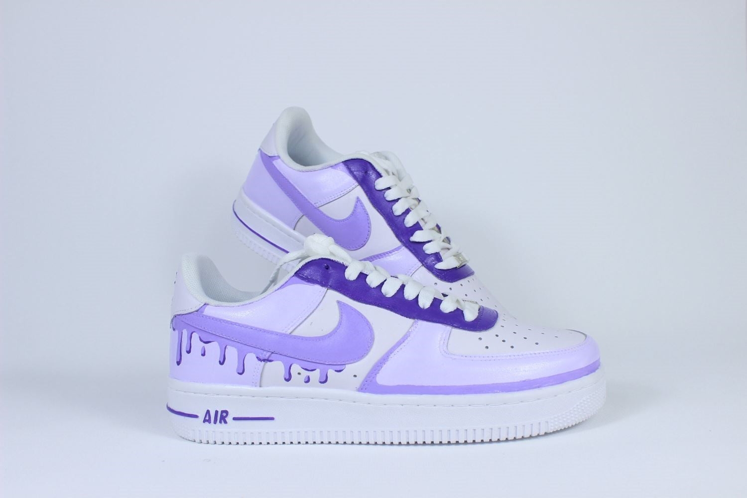 Purple Drip Custom Air Force 1 â unitecustom