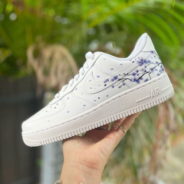 Purple Flower Custom Air Force 1
