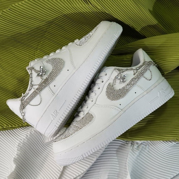 Blinks Chain Custom Air Force 1 x Wedding Sneaker