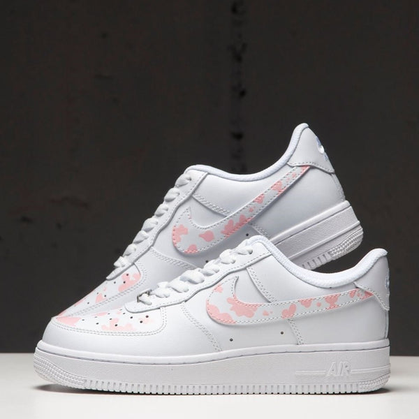 Pink Cow Custom Air Force 1