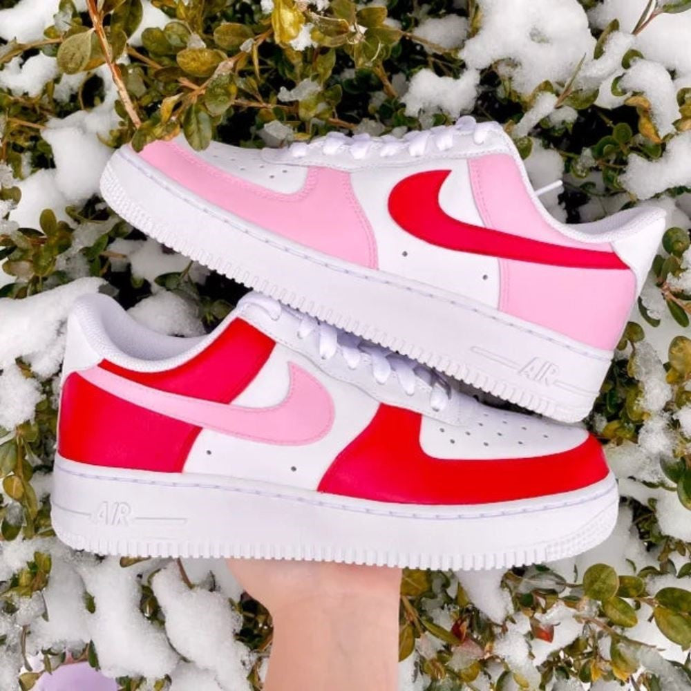 Red-Pink Custom Air Force 1