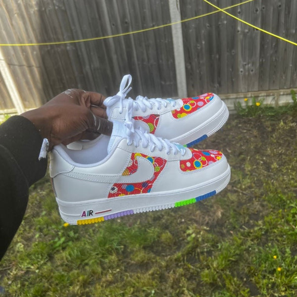 Red Cricle Custom Air Force 1