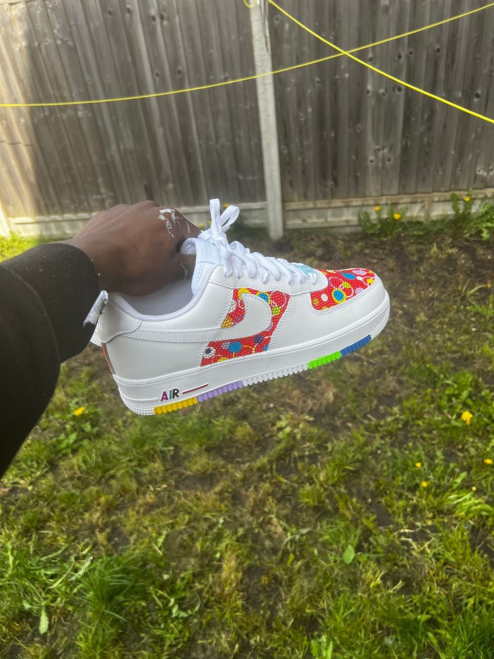 Red Cricle Custom Air Force 1