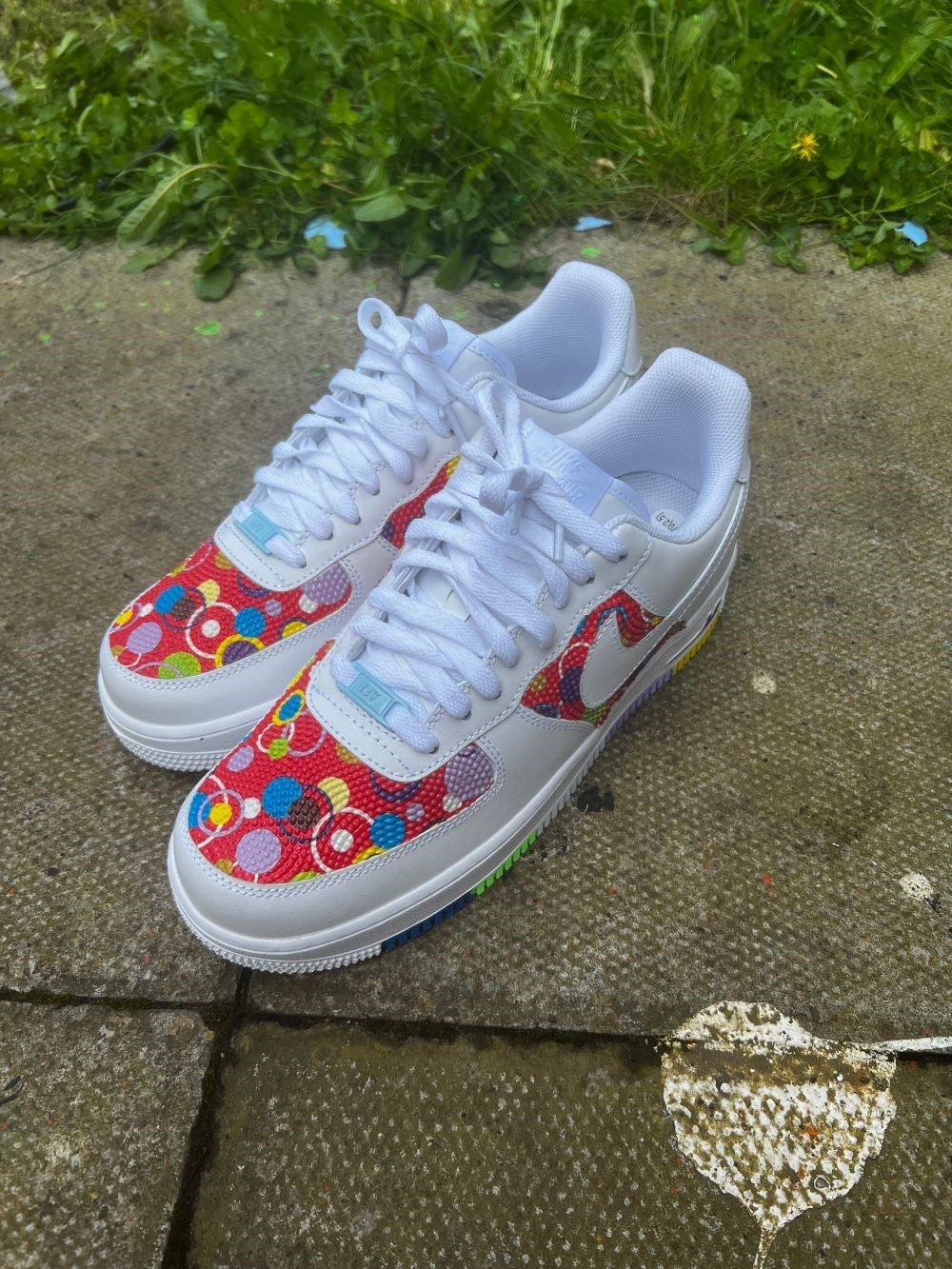 Red Cricle Custom Air Force 1