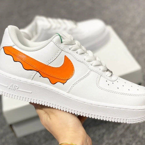 Orange Drip Custom Air Force 1